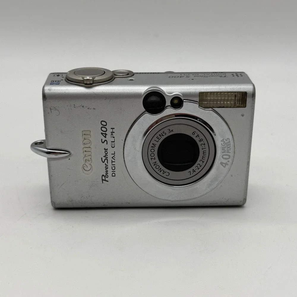 Canon PowerShot S400 Digital ELPH Camera Silver 4.0MP Bundle Tested